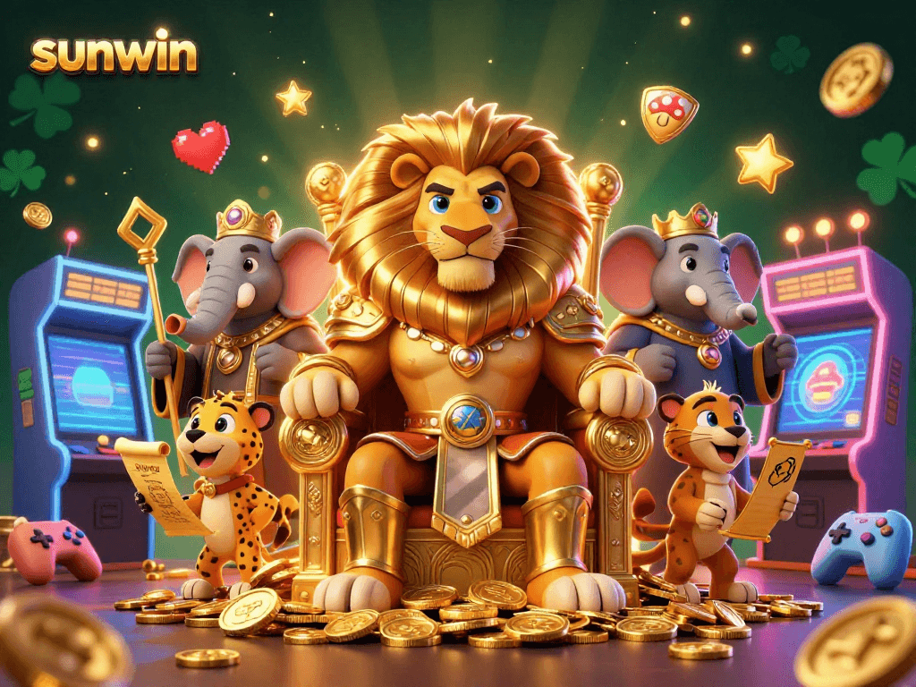 Experience gaming triumphs with sunwin, where the fierce lion king leads the thrilling casino adventure.