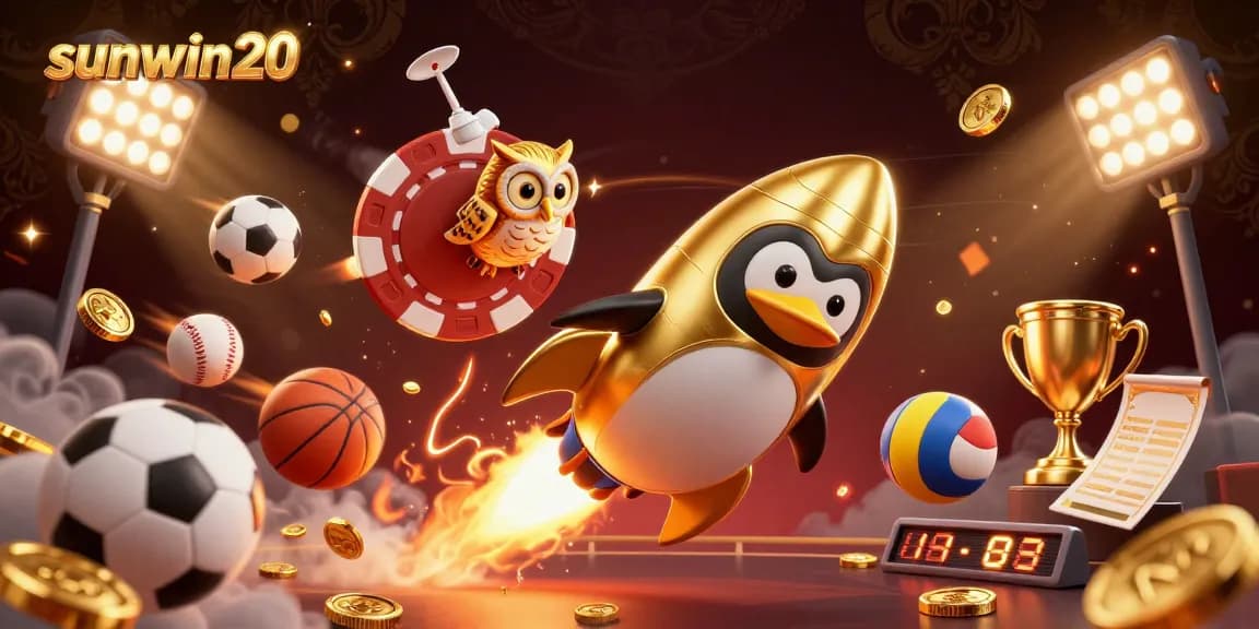 Experience sunwin20's dynamic sports betting scene with thrilling visuals and gaming excitement.
