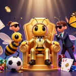 Bet on the world cup with our vibrant sports betting illustration, showcasing dynamic casino elements.