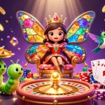 Xóc đĩa betting opens doors to winning with colorful poker chips and glittering coins.