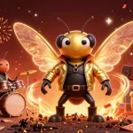 Cakhiatv showcases an animated scene with a rock star cicada and energetic elements, celebrating sports betting.