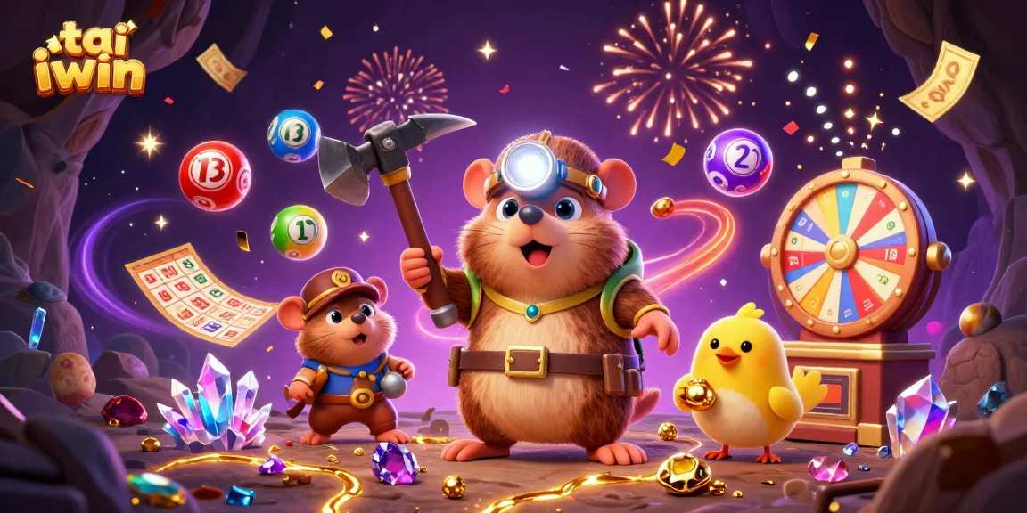 Engage with the thrilling gaming experience at tai iwin with vibrant illustrations of treasure and excitement.