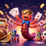 Engage with payid australian casinos featuring vibrant characters and dynamic casino elements in action.
