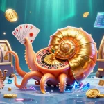 Experience the thrill of slot gacor gampang menang with a vivid casino-themed 3D illustration.