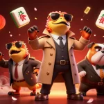 uk88 showcases a whimsical scene of raptors in disguise attempting VIP access, symbolizing playful gambling strategies.